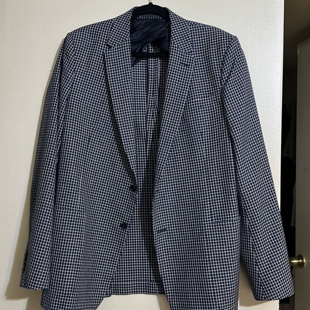 VALENTINO checked blazer